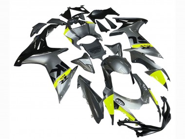 Billigste Suzuki GSXR 600 / GSXR 750 Motorrad Verkleidung 2011-2024 - Silber Gelb Schwarz