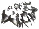 Billigste Suzuki GSXR 600 / GSXR 750 Motorrad Verkleidung 2011-2024 - Matt Schwarz Glanzendes Schwarz Weiss Aufkleber