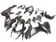 Billigste Suzuki GSXR 600 / GSXR 750 Motorrad Verkleidung 2011-2024 - Matt Schwarz Glanzendes Schwarz Weiss Aufkleber