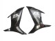 Billigste Suzuki GSXR 600 / GSXR 750 Motorrad Verkleidung 2011-2024 - Matt Schwarz Glanzendes Schwarz Weiss Aufkleber