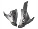 Billigste Suzuki GSXR 600 / GSXR 750 Motorrad Verkleidung 2011-2024 - Matt Schwarz Glanzendes Schwarz Weiss Aufkleber