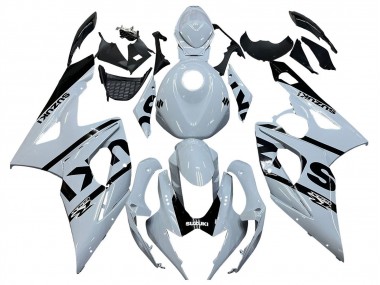 Billigste Suzuki GSXR 1000 Motorrad Verkleidung 2005-2006 - Weiss Schwarz