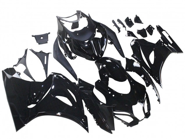 Billigste Suzuki GSXR1000 Motorrad Verkleidung 2017-2024 - Glanzendes Schwarz
