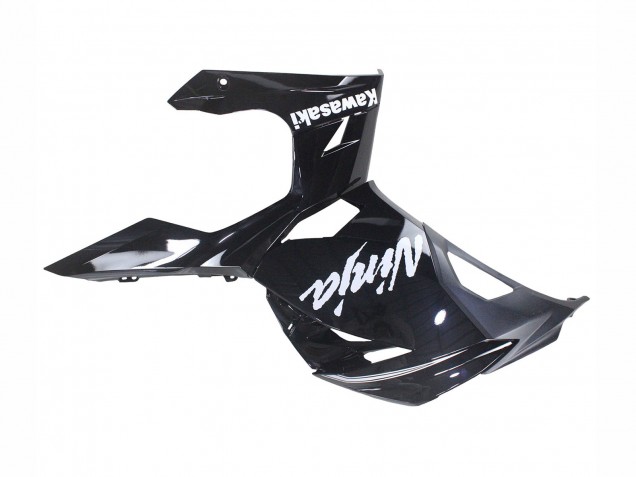 Billigste Kawasaki Ninja 400 Motorrad Verkleidung 2018-2024 - Glanzendes Schwarz Matt Schwarz Weiss Aufkleber