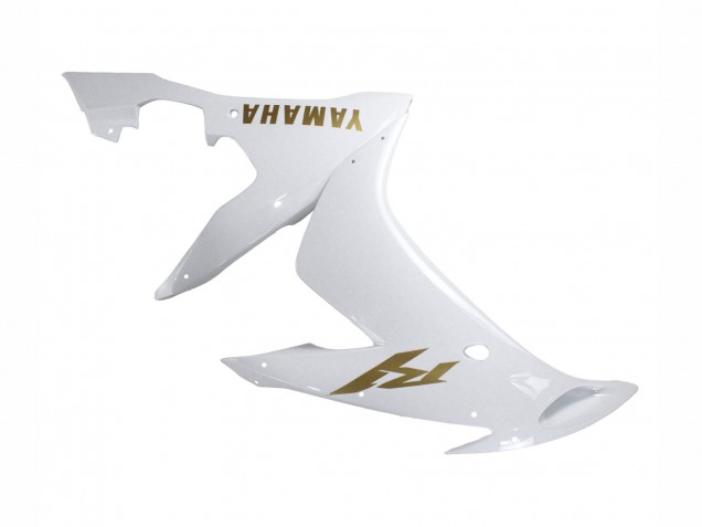 Billigste Yamaha YZF 1000 R1 Motorrad Verkleidung 2004-2006 - Weiss Gold Aufkleber
