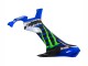 Billigste Yamaha YZF 1000 R1 Motorrad Verkleidung 2015-2019 - Blau Matt Schwarz Grun Monster ENEOS