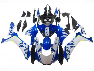 Billigste Yamaha YZF 1000 R1 Motorrad Verkleidung 2020-2025 - Weiss Blau Neon Gelb Glanzendes Schwarz
