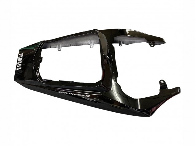 Billigste Yamaha YZF R6 Motorrad Verkleidung 2003-2004 - Glanzendes Schwarz Weiss Aufkleber