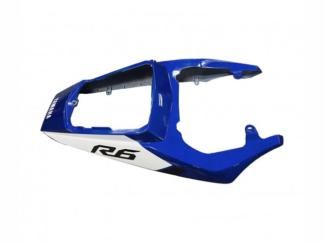 Billigste Yamaha YZF R6S Motorrad Verkleidung 2006-2009 - Blau Weiss Glanzendes Schwarz Yamalube