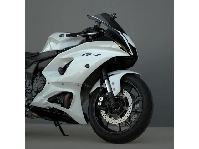 Billigste Yamaha YZF R7 Motorrad Verkleidung 2021-2024 - Glanzendes Weiss