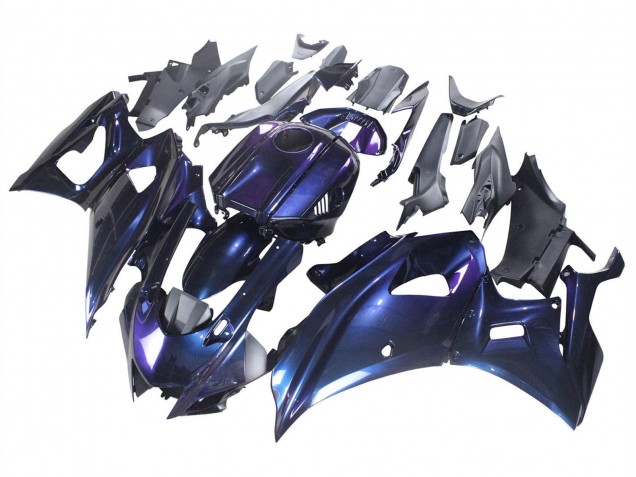 Billigste Yamaha YZF R7 Motorrad Verkleidung 2021-2024 - Gradient Blau Lila