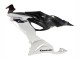 Billigste Kawasaki ZX6R Motorrad Verkleidung 2019-2022 - Weiss Schwarz Carbonfaser
