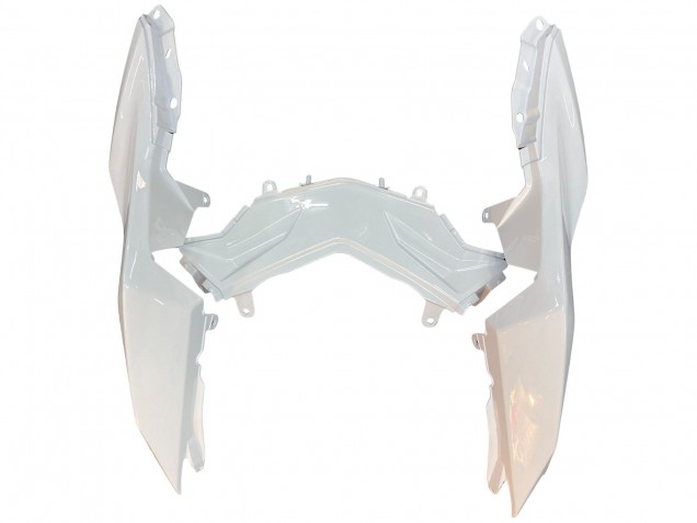 Billigste Kawasaki EX300 Motorrad Verkleidung 2013-2024 - Weiss Schwarz