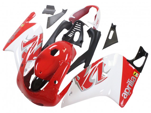 Billigste Aprilia RS125 Motorrad Verkleidung 2000-2005 - Weiss Rot