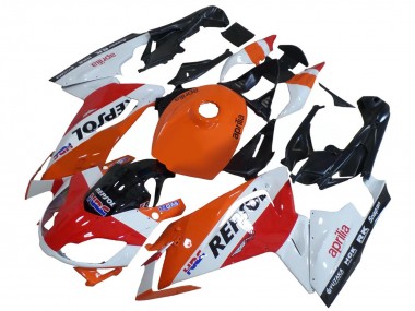 Billigste Aprilia RS125 Motorrad Verkleidung 2006-2011 - Weiss Orange Rot Repsol
