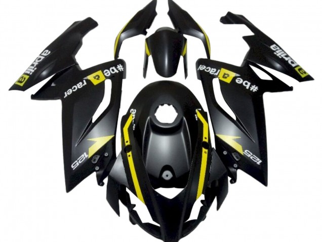 Billigste Aprilia RS125 Motorrad Verkleidung 2006-2011 - Matt Schwarz Gelb