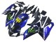 Billigste Aprilia RS125 Motorrad Verkleidung 2006-2011 - Blau Schwarz Grun Monster 46