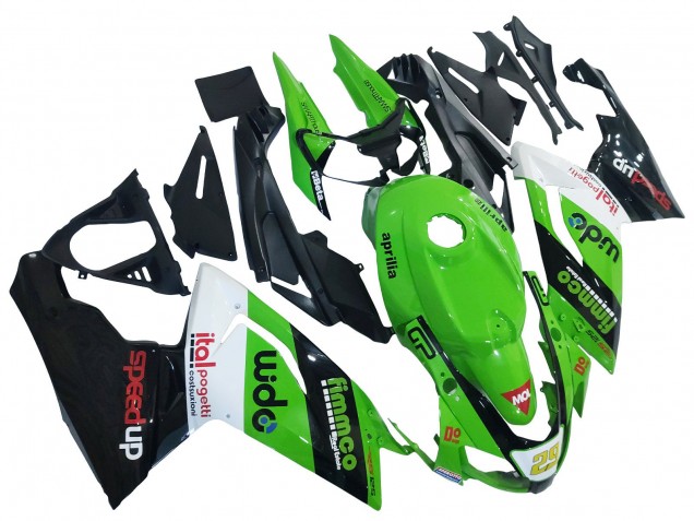 Billigste Aprilia RS125 Motorrad Verkleidung 2006-2011 - Grun Weiss Schwarz