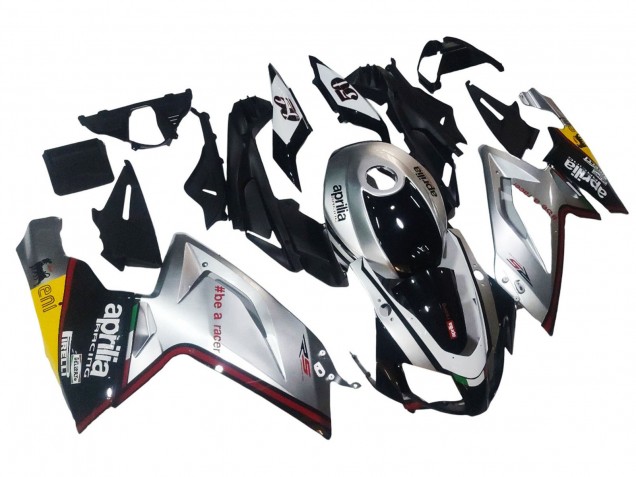Billigste Aprilia RS125 Motorrad Verkleidung 2006-2011 - Silber Schwarz