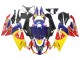 Billigste Aprilia RS125 Motorrad Verkleidung 2006-2011 - Gelb Dunkel Blau Red Bull