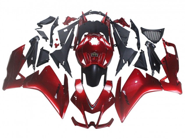 Billigste Aprilia RS4 50 125 Motorrad Verkleidung 2012-2018 - Rot Matt Schwarz