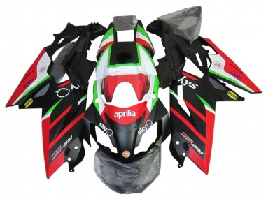 Billigste Aprilia RS4 50 125 Motorrad Verkleidung 2012-2018 - Weiss Rot Grun Glanzendes Schwarz
