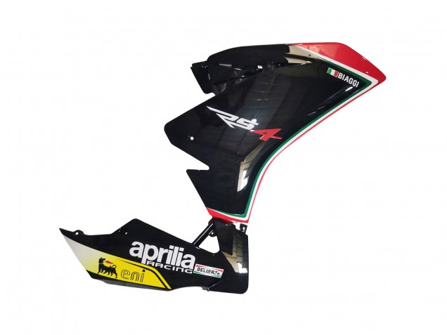 Billigste Aprilia RS4 50 125 Motorrad Verkleidung 2012-2018 - Weiss Rot Gelb Glanzendes Schwarz