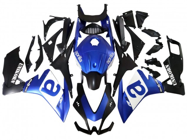 Billigste Aprilia RS4 50 125 Motorrad Verkleidung 2012-2018 - Blau Weiss Matt Schwarz