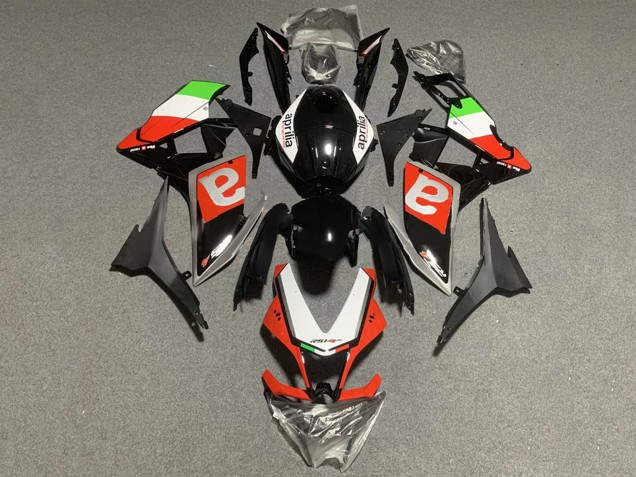 Billigste Aprilia RS4 50 125 Motorrad Verkleidung 2012-2018 - Weiss Grun Rot Glanzendes Schwarz