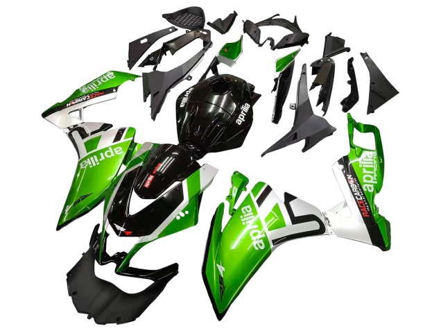 Billigste Aprilia RS4 50 125 Motorrad Verkleidung 2012-2018 - Weiss Grun Glanzendes Schwarz