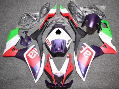 Billigste Aprilia RS4 50 125 Motorrad Verkleidung 2012-2018 - Weiss Grun Rot Lila