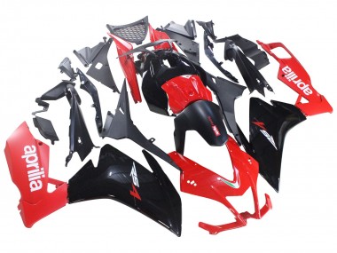 Billigste Aprilia RS4 50 125 Motorrad Verkleidung 2012-2018 - Rot Glanzendes Schwarz