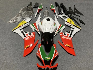 Billigste Aprilia RS4 50 125 Motorrad Verkleidung 2012-2018 - Weiss Rot Grun Gelb