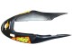 Billigste Honda CBR600 F4i Motorrad Verkleidung 2004-2007 - Matt Schwarz Orange Rossi