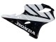 Billigste Honda CBR600 F4i Motorrad Verkleidung 2004-2007 - Weiss Glanzendes Schwarz
