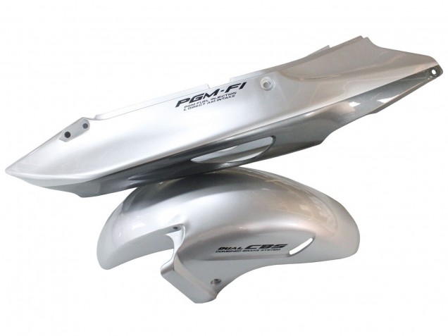 Billigste Honda CBR1100XX Blackbird Motorrad Verkleidung 1996-2007 - Silber Grau