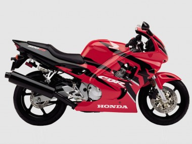 Billigste Honda CBR600 F3 Motorrad Verkleidung 1995-1996 - Rot Glanzendes Schwarz