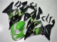 Billigste Kawasaki ZX6R Motorrad Verkleidung 2013-2018 - Grun Gelb Glanzendes Schwarz Matt Schwarz