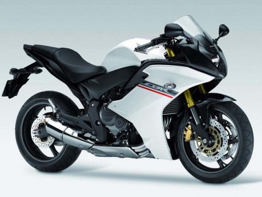 Billigste Honda CBR600F Motorrad Verkleidung 2011-2013 - Weiss Grau
