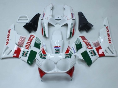 Billigste Honda CBR900RR 893 Motorrad Verkleidung 1992-1993 - Weiss Rot Grun Castrol HRC