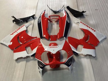 Billigste Honda CBR900RR 893 Motorrad Verkleidung 1992-1993 - Weiss Rot Glanzendes Schwarz