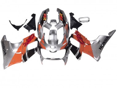 Billigste Honda CBR900RR 893 Motorrad Verkleidung 1994-1995 - Silber Orange Glanzendes Schwarz