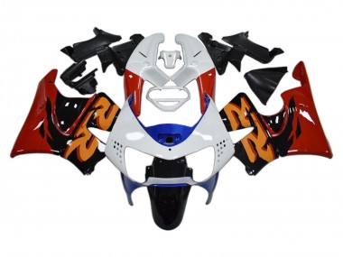 Billigste Honda CBR900RR 919 Motorrad Verkleidung 1998-1999 - Weiss Rot Blau Glanzendes Schwarz