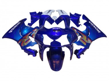 Billigste Honda CBR900RR 919 Motorrad Verkleidung 1998-1999 - Weiss Blau Silber