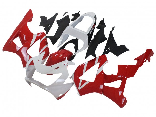 Billigste Honda CBR900RR 929 Motorrad Verkleidung 2000-2001 - Weiss Rot