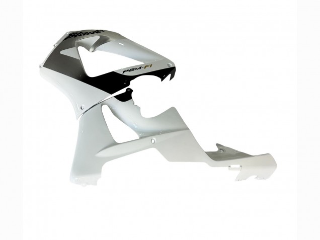 Billigste Honda CBR900RR 929 Motorrad Verkleidung 2000-2001 - Weiss Silber