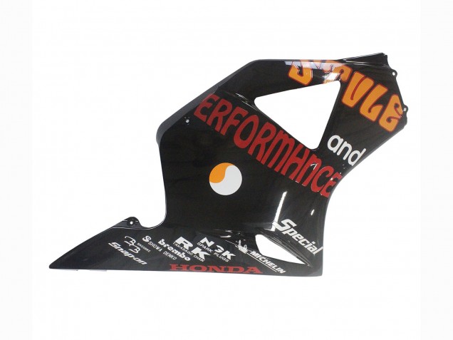 Billigste Honda CBR900RR 954 Motorrad Verkleidung 2002-2003 - Gelb Rot Glanzendes Schwarz Repsol Rossi