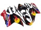 Billigste Ducati 848/1098/1198 Motorrad Verkleidung 2007-2014 - Glanzendes Schwarz Gelb Blau Red Bull