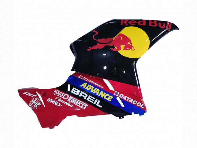 Billigste Ducati 848/1098/1198 Motorrad Verkleidung 2007-2014 - Glanzendes Schwarz Gelb Blau Red Bull