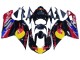 Billigste Ducati 848/1098/1198 Motorrad Verkleidung 2007-2014 - Glanzendes Schwarz Gelb Blau Red Bull